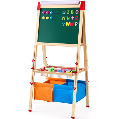 AC7811A - Double-Sided Adjustable Kids Art Easel for Creative Play