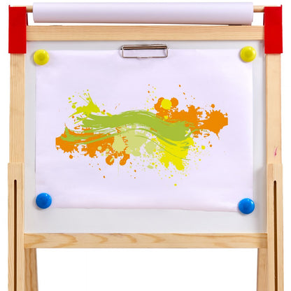 AC7810A - Adjustable 3-in-1 Kids Art Easel with Magnetic Surfaces