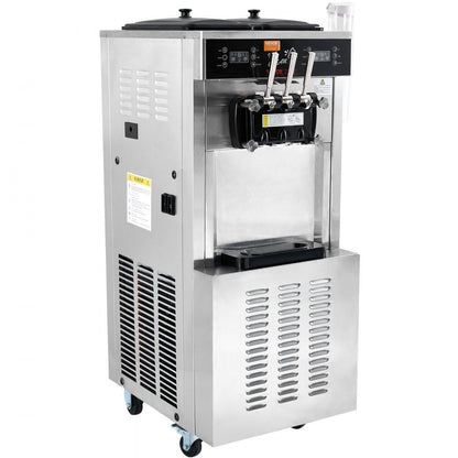 CK400PRO-A19 - VEVOR 34-44L/H Soft Serve Ice Cream Maker with Dual Compressors