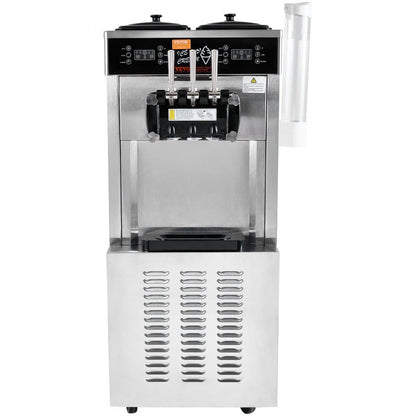CK400PRO-A19 - VEVOR 34-44L/H Soft Serve Ice Cream Maker with Dual Compressors