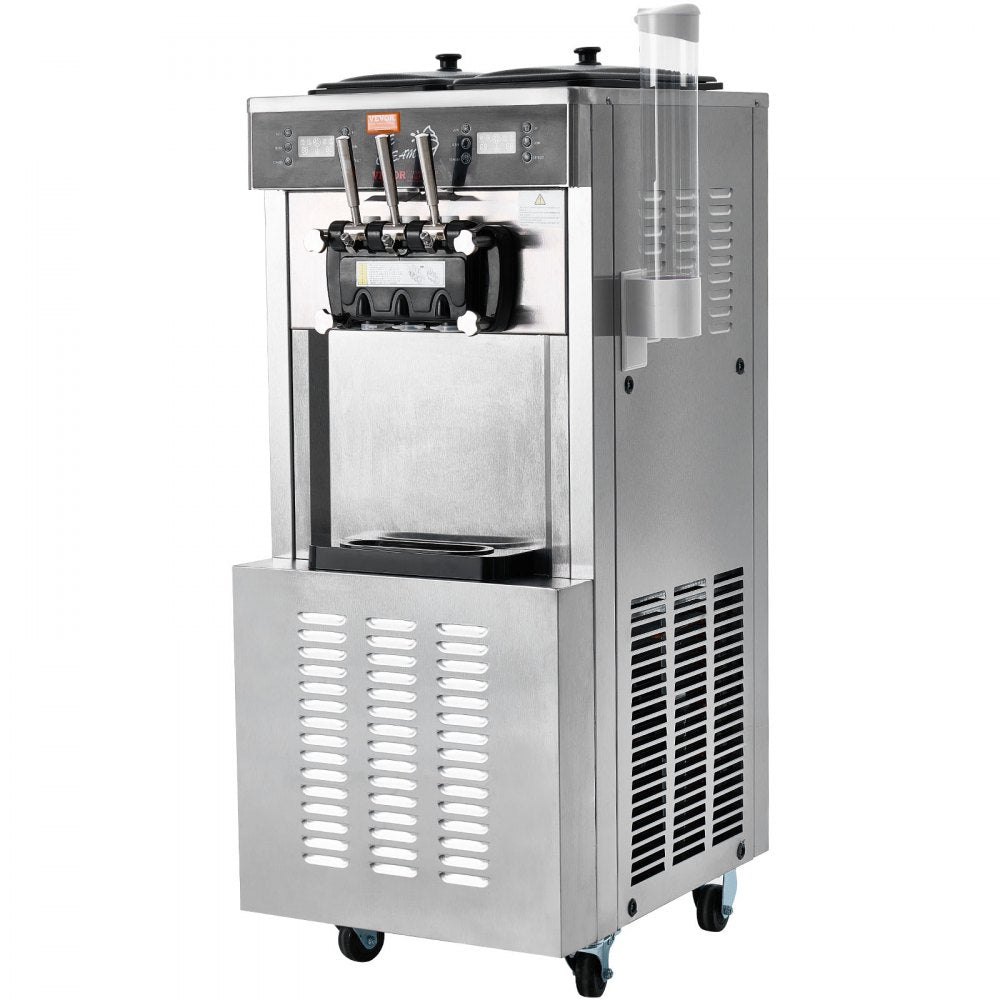 CK400PRO-A19 - VEVOR 34-44L/H Soft Serve Ice Cream Maker with Dual Compressors