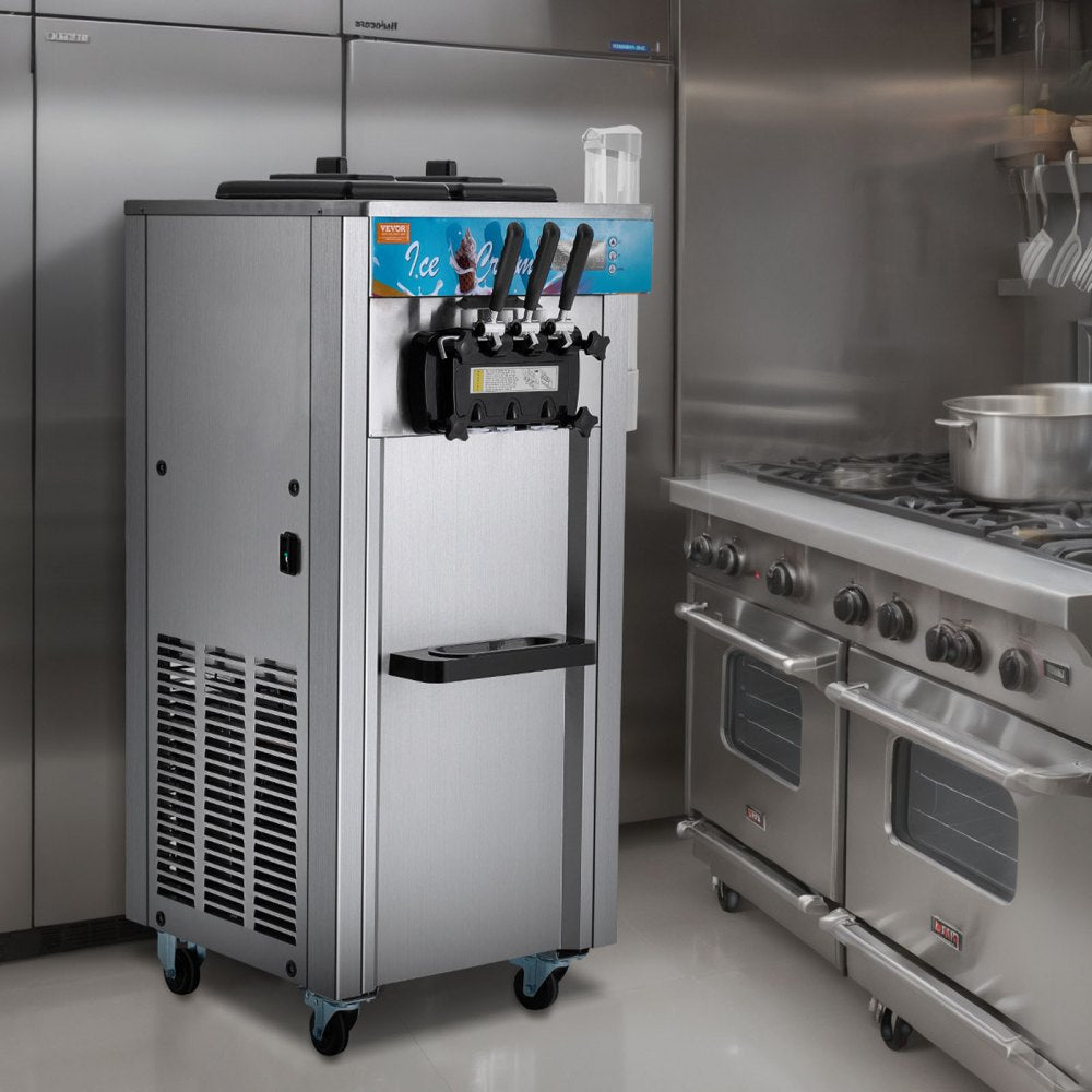 D425 - 21-31 L/H VEVOR 3-Flavor Soft Serve Ice Cream Machine