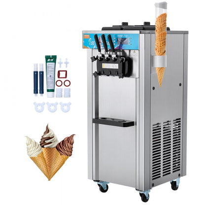 D425 - 21-31 L/H VEVOR 3-Flavor Soft Serve Ice Cream Machine