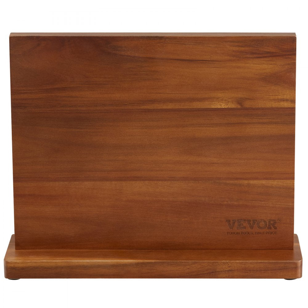 C113 - Double-Sided Acacia Magnetic Knife Block for Easy Organization