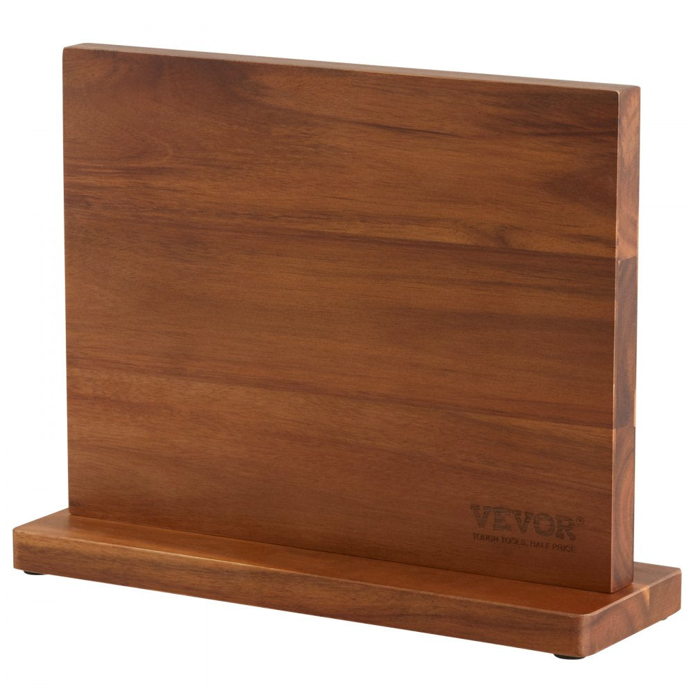 C113 - Double-Sided Acacia Magnetic Knife Block for Easy Organization