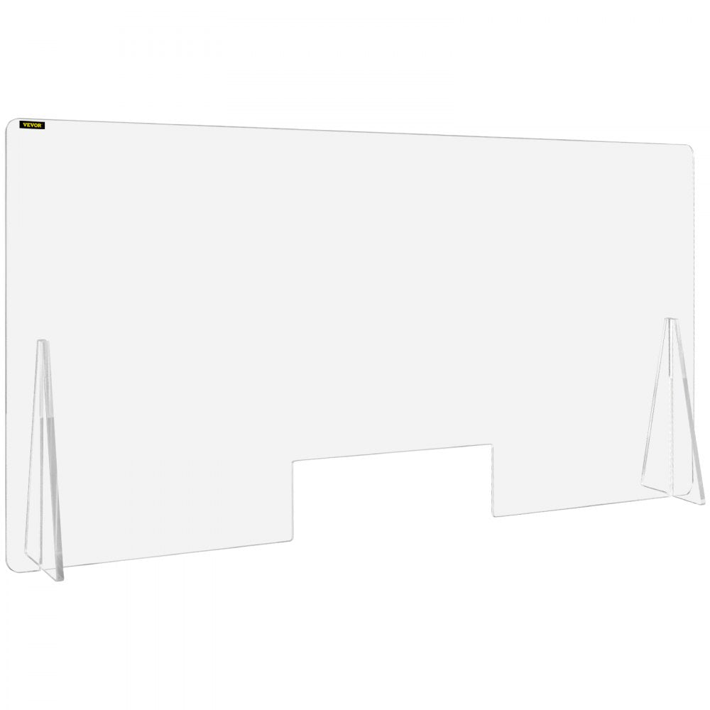 010857568769 - 23.6"x47.2" Acrylic Sneeze Guard for Countertops