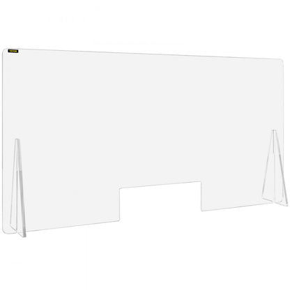 010857568769 - 23.6"x47.2" Acrylic Sneeze Guard for Countertops