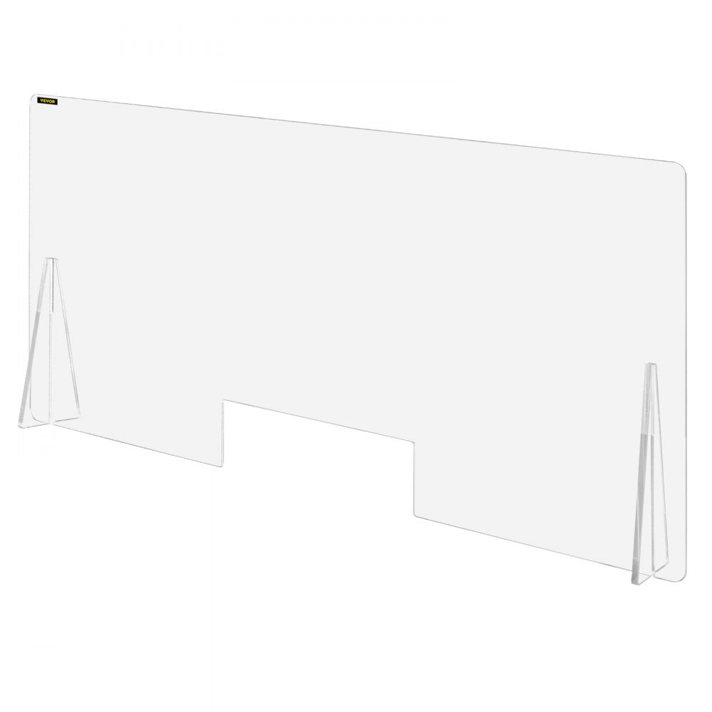 010857568769 - 23.6"x47.2" Acrylic Sneeze Guard for Countertops