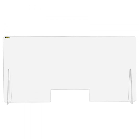 010857568769 - 23.6"x47.2" Acrylic Sneeze Guard for Countertops