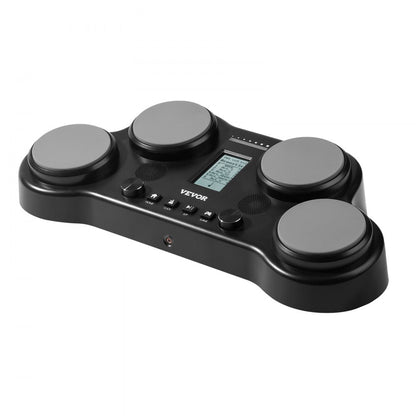 PD405 - 4-Pad Electric Drum Set with RGB Lights & 163 Sounds