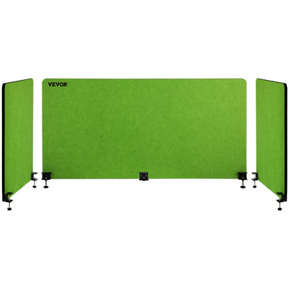 60ZMGYPFCLS - 60'' Green Desk Divider for Enhanced Privacy and Noise Reduction