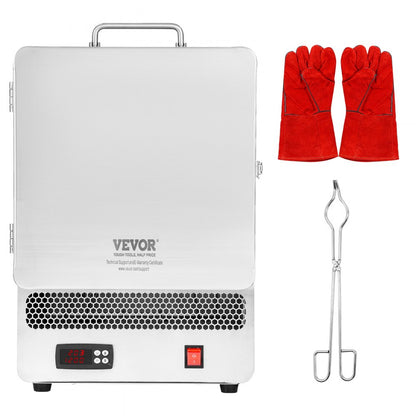 KD-Z6651 - VEVOR 1500W Kiln, 13"x10"x19", Stainless Steel, PID Control