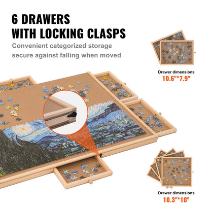 JR-1000 - VEVOR 29" x 21.6" Puzzle Board for Hobbies and Games