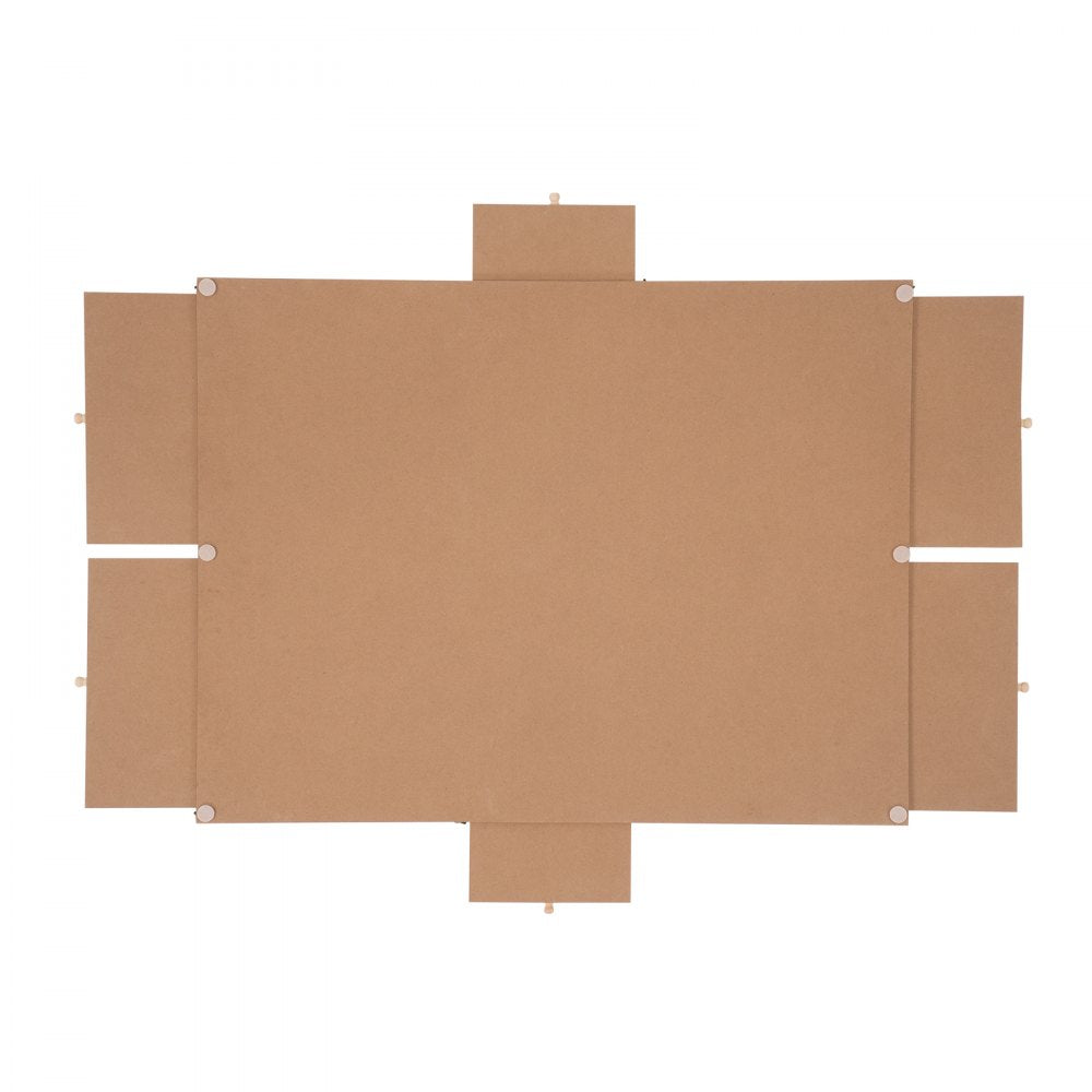 JR-1500 - 32.7"x24.6" Pine Puzzle Board with 6 Drawers & Cover