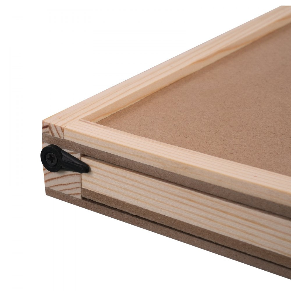 JR-1500 - 32.7"x24.6" Pine Puzzle Board with 6 Drawers & Cover
