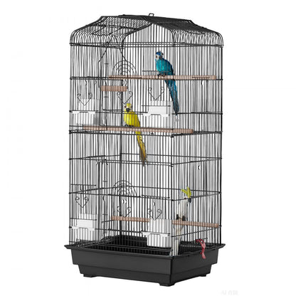 3016-2 - 39" VEVOR Hanging Bird Cage with Double Doors & Cleaning Tray