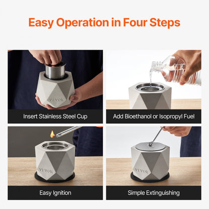 HP-011 - Compact Smokeless Tabletop Fire Pit for Cozy Gatherings