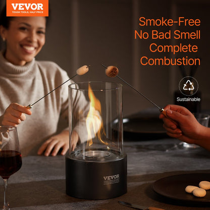 EH-011 - 6.30" Smokeless Tabletop Fire Pit for Indoor/Outdoor Use