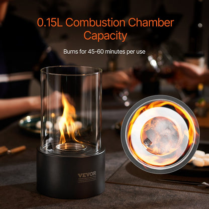 EH-011 - 6.30" Smokeless Tabletop Fire Pit for Indoor/Outdoor Use