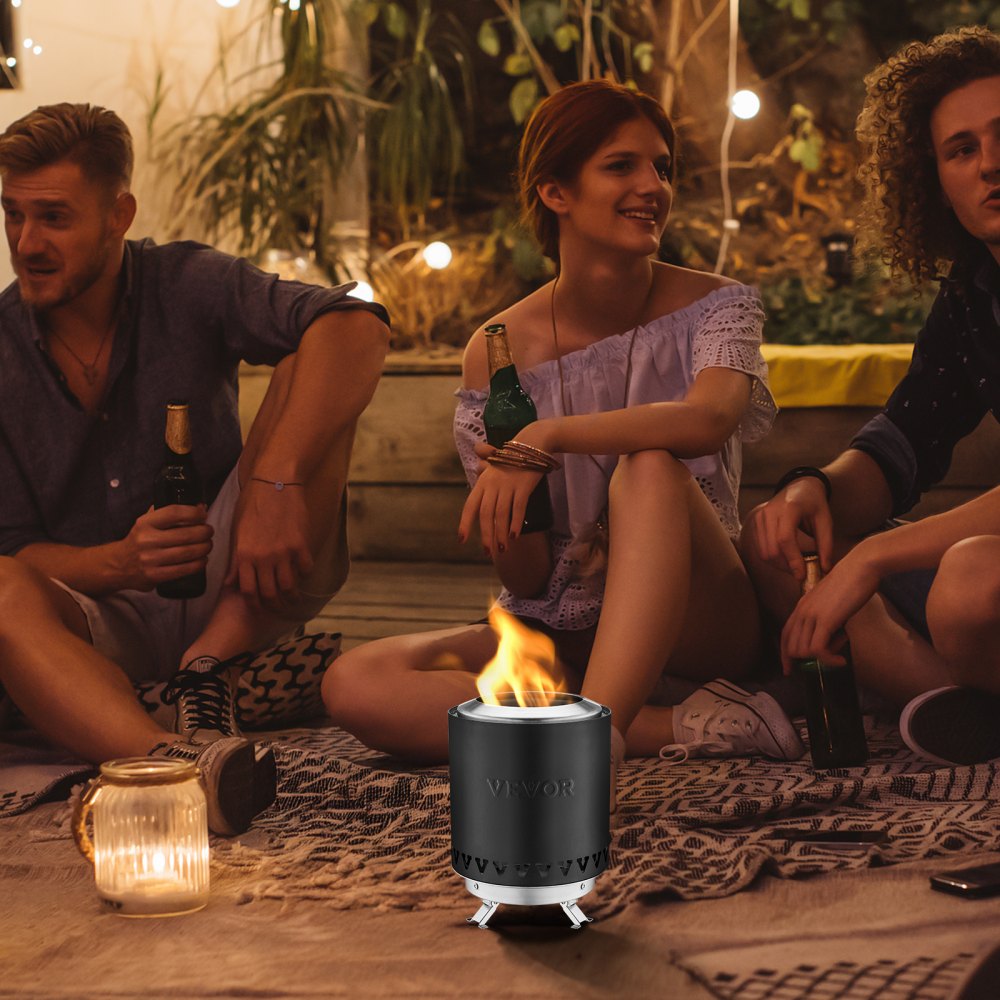 EH-008-2 - 6" Smokeless Tabletop Fire Pit for Indoor & Outdoor Use