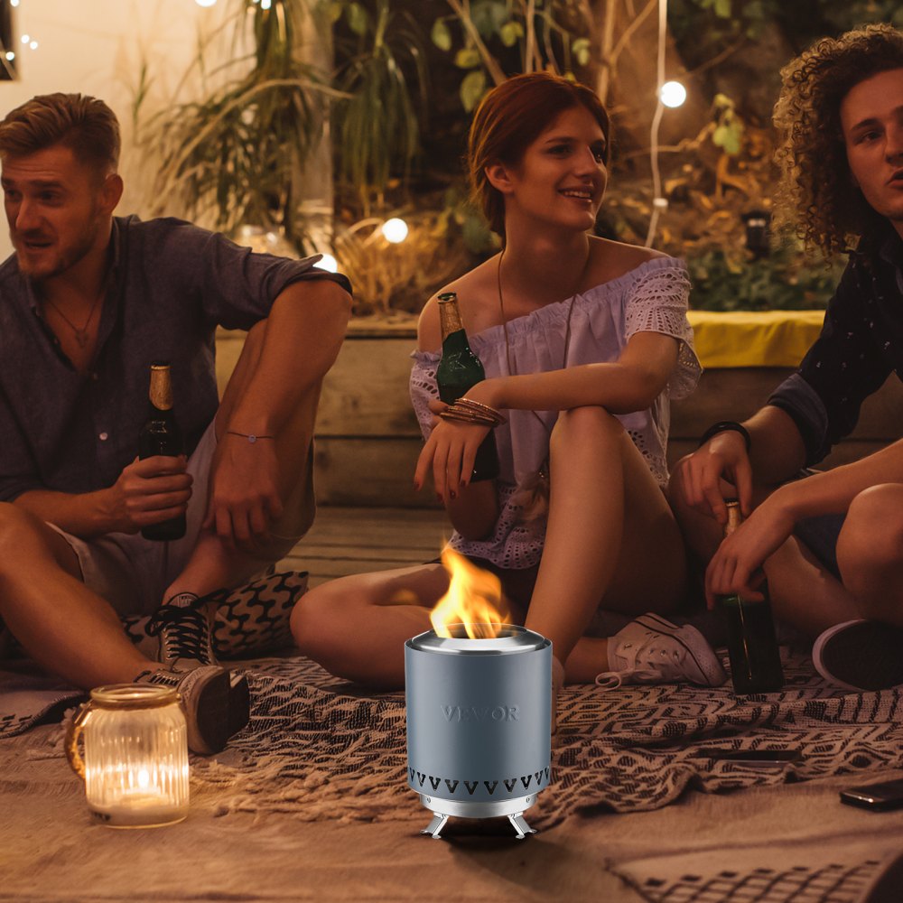 EH-008-3 - 6-Inch Smokeless Tabletop Fire Pit for Indoor & Outdoor Use