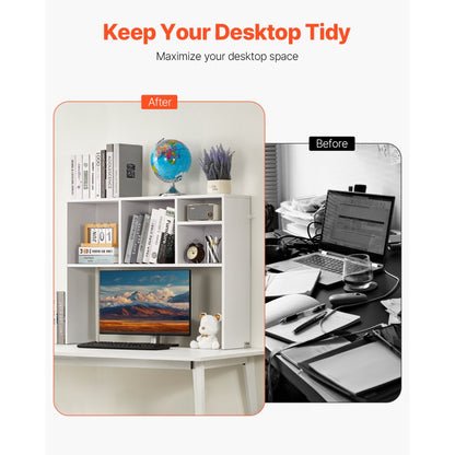 KLBS-02 - 37" Desktop Organizer Shelf for Monitor & Office Supplies
