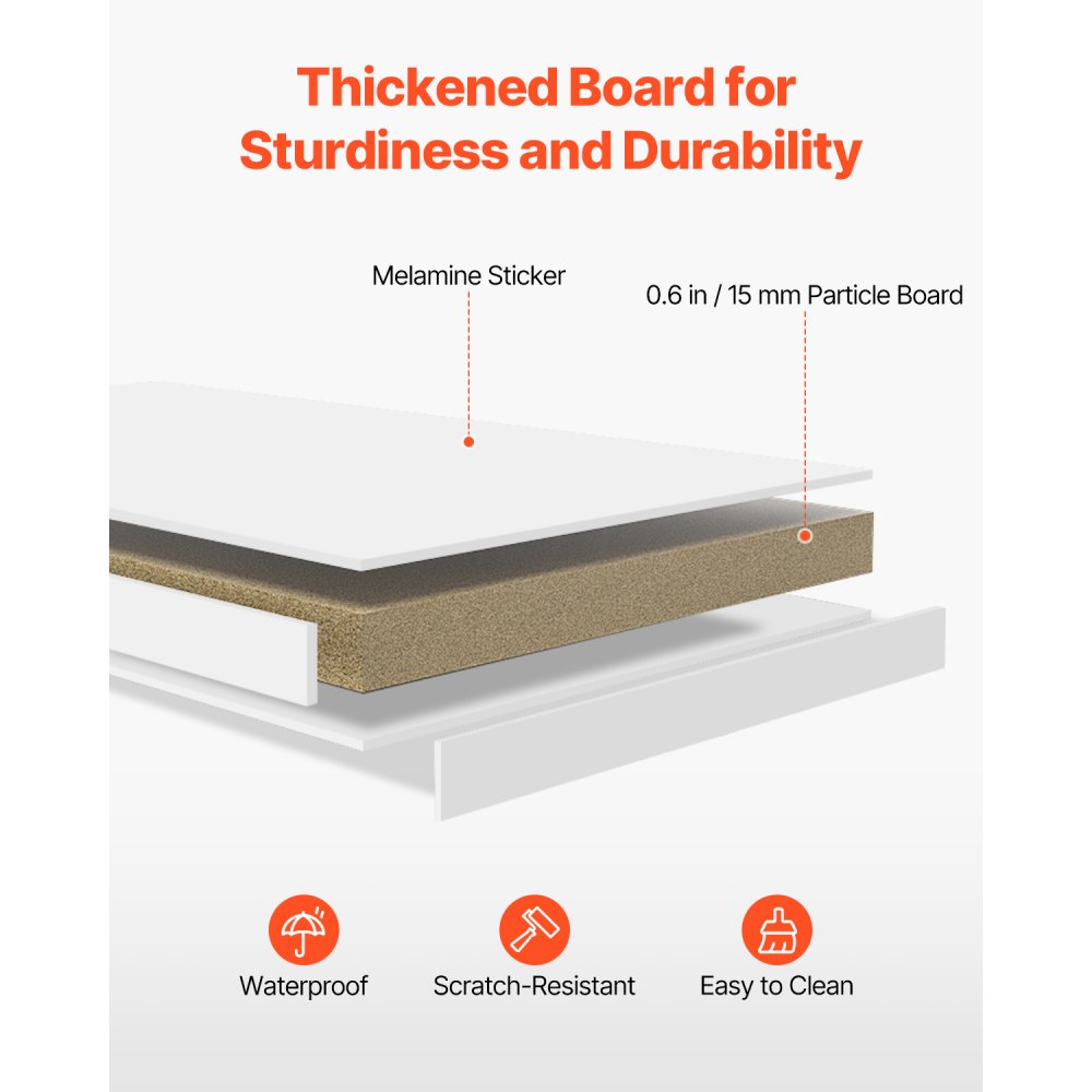 KLBS-02 - 37" Desktop Organizer Shelf for Monitor & Office Supplies