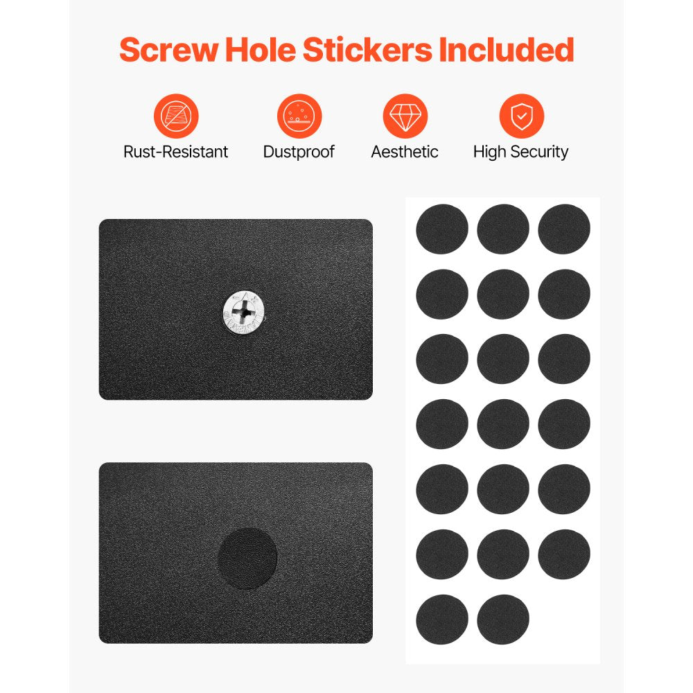 KLBS-01 - 37" VEVOR Desktop Bookshelf with Compartments & Anti-Tip Feature