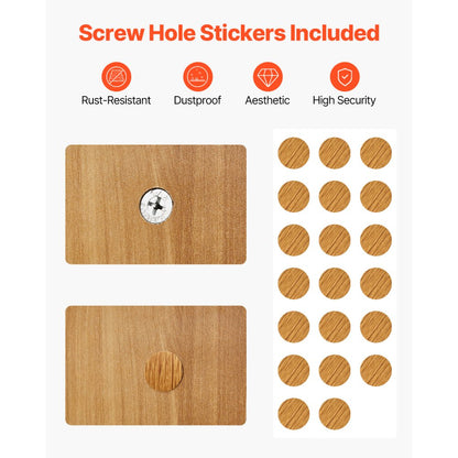 KLBS-03 - 37" Wood Desktop Bookshelf with 143 lbs Capacity and Organizers