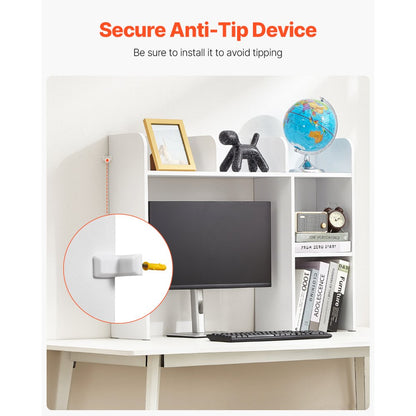 KLBS-05 - 37.2" VEVOR Bookshelf for Monitors, Office Organization & Stability