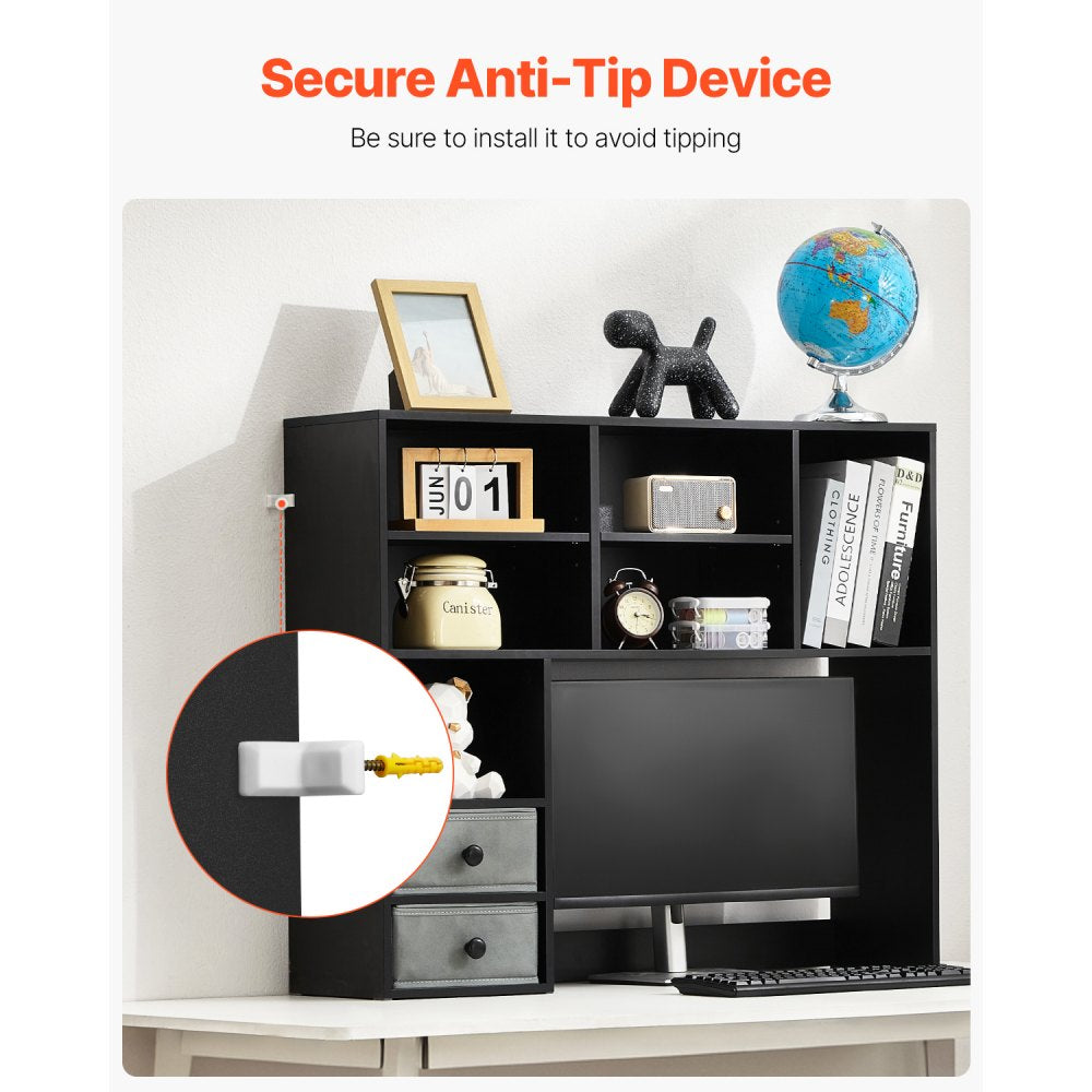 KLBS-10 - 37" VEVOR Bookshelf for Organized Home & Office Spaces