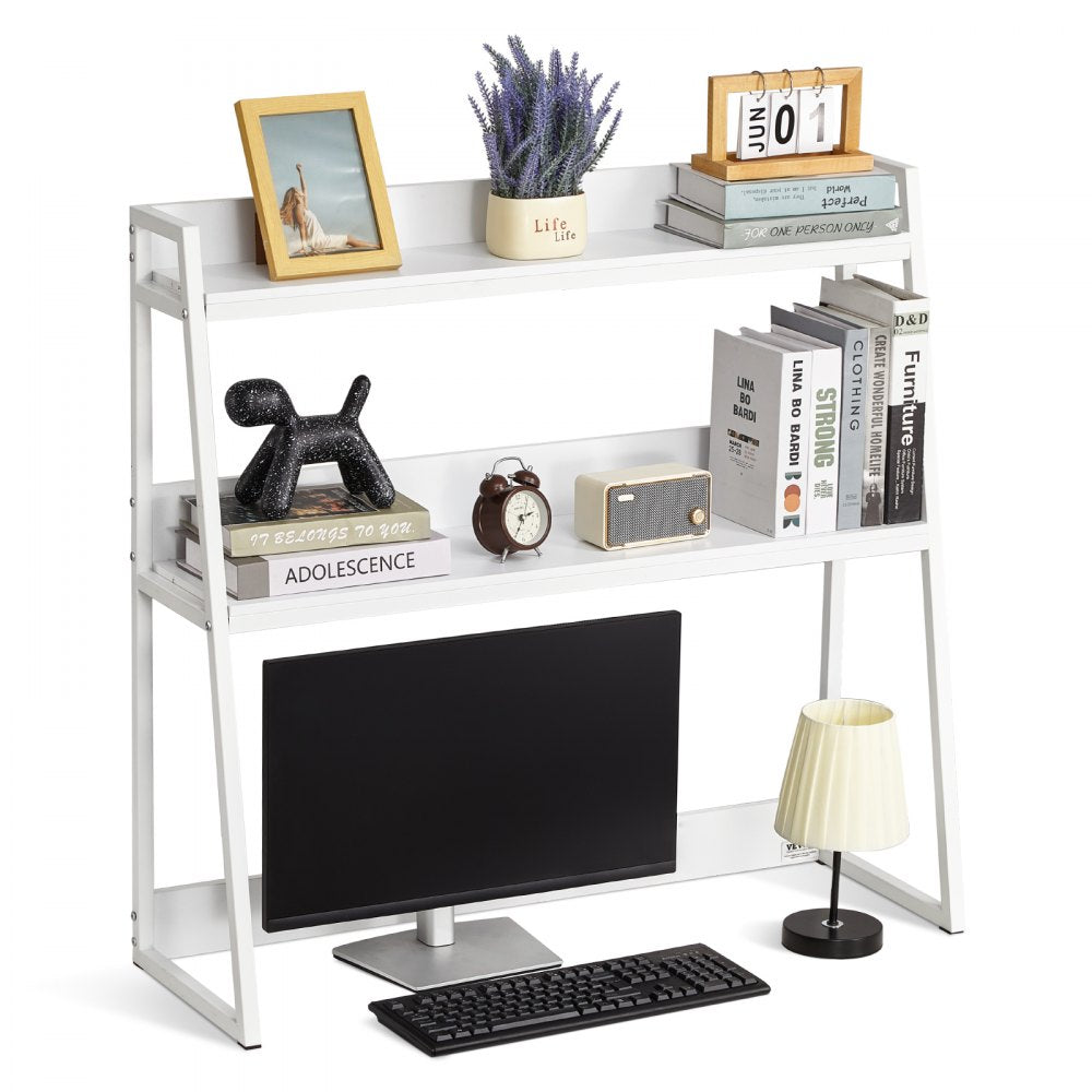 KLBS-08 - 37.4" VEVOR Bookshelf with Compartments for Organized Desks