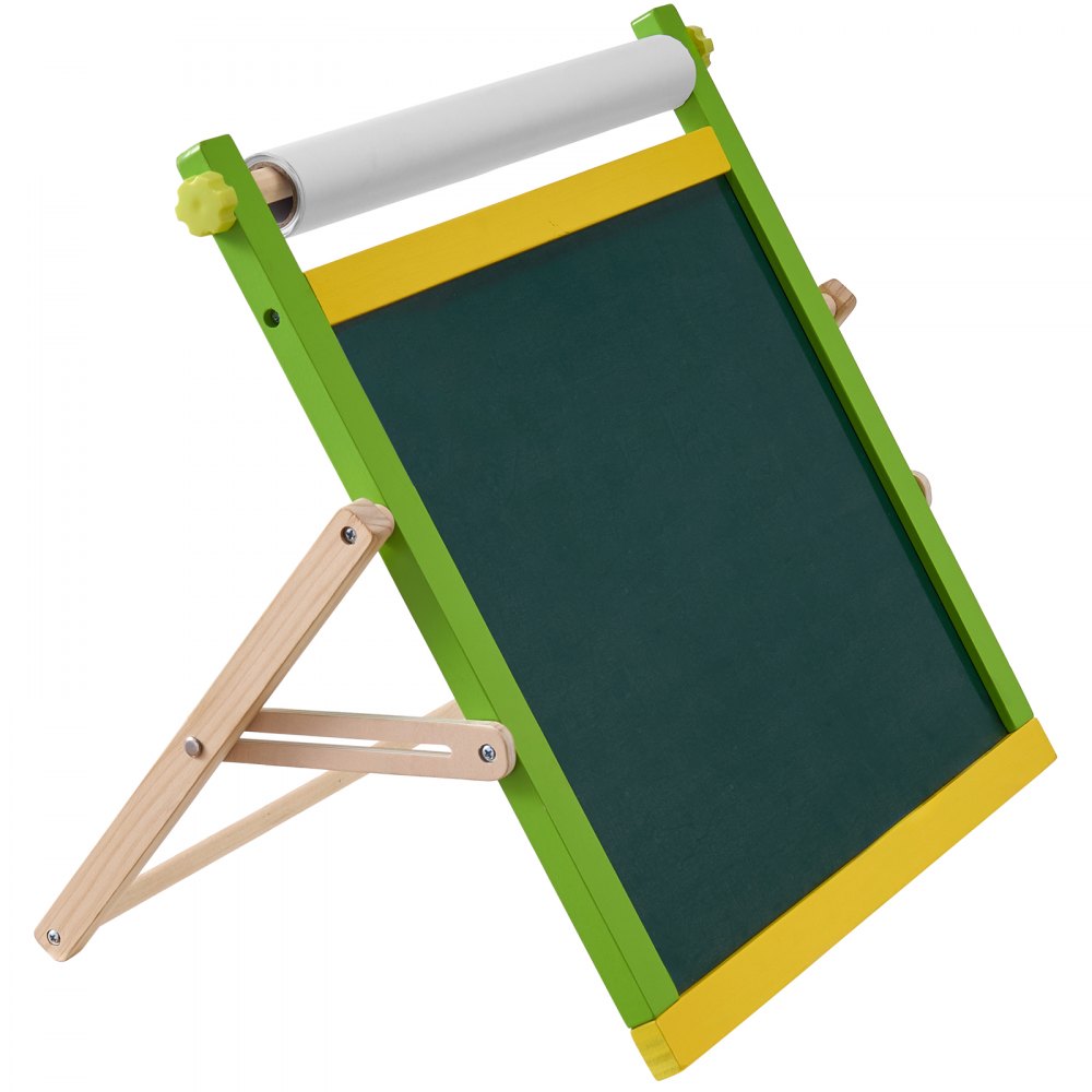 AC7813A - Double-Sided Kids Art Easel with Chalkboard & Whiteboard