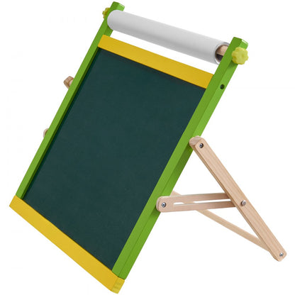 AC7813A - Double-Sided Kids Art Easel with Chalkboard & Whiteboard