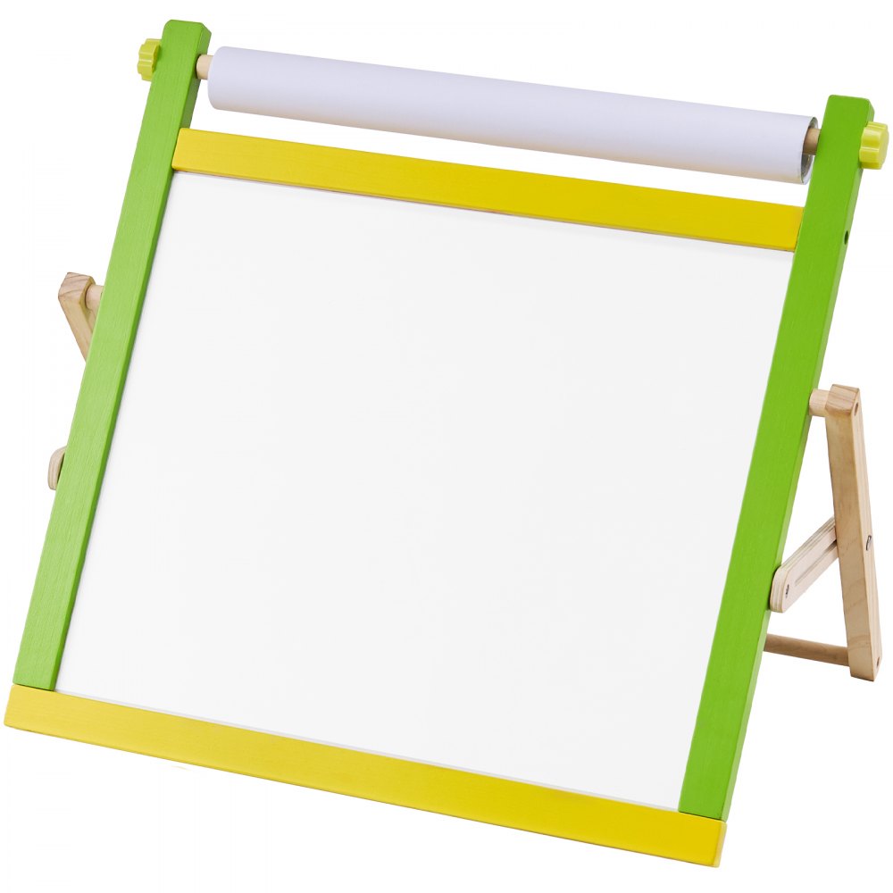 AC7813A - Double-Sided Kids Art Easel with Chalkboard & Whiteboard
