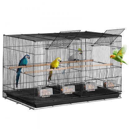 504B-R - 30x18x18 In Bird Cage with Divider and Secure Door