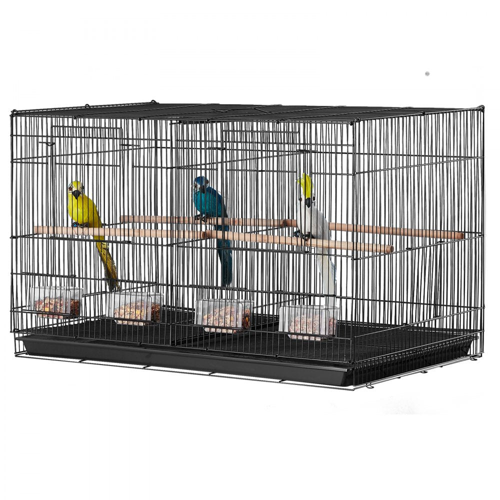 504B-R - 30x18x18 In Bird Cage with Divider and Secure Door