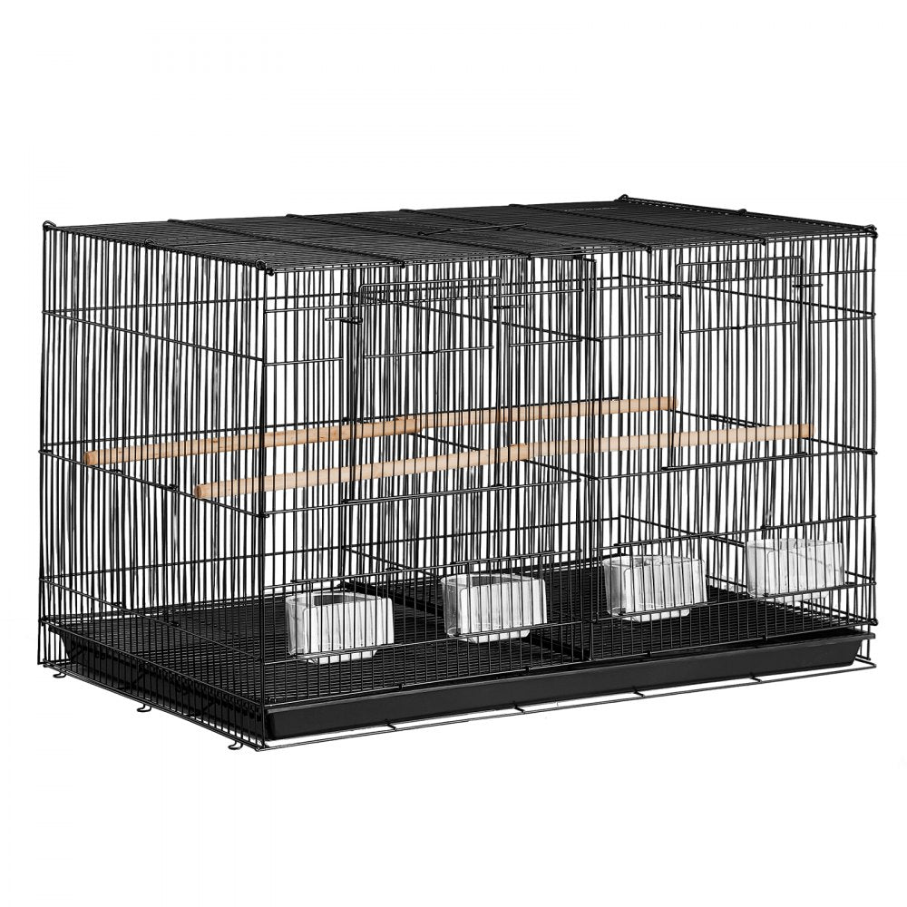 504B-R - 30x18x18 In Bird Cage with Divider and Secure Door