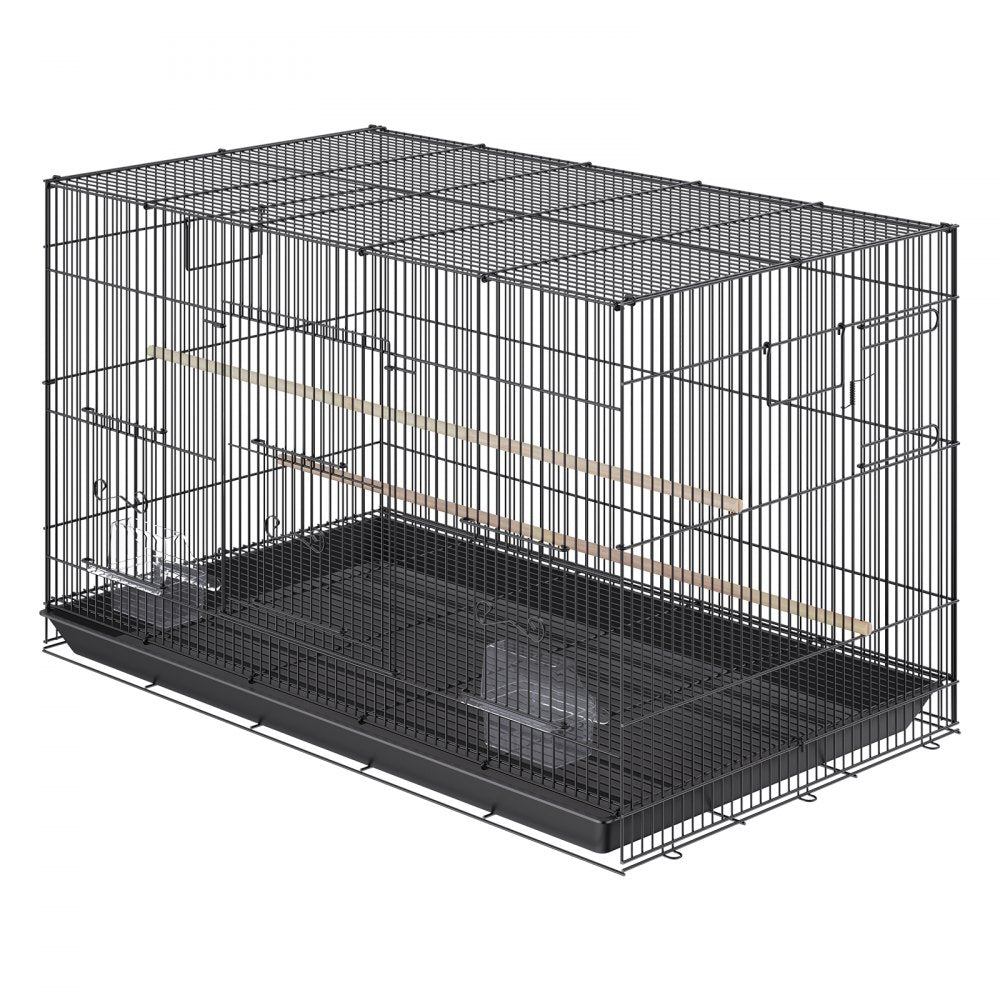 504CD - Spacious 30" Bird Cage for Parakeets with Easy Access & Perches