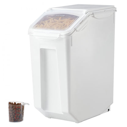 F-8909 - 35lb Airtight Storage Container with Wheels & Sealing System