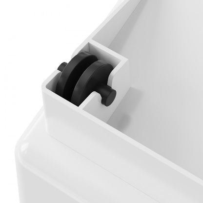 F-8908 - 2 x 15L Clear Airtight Food Storage Bin with Wheels