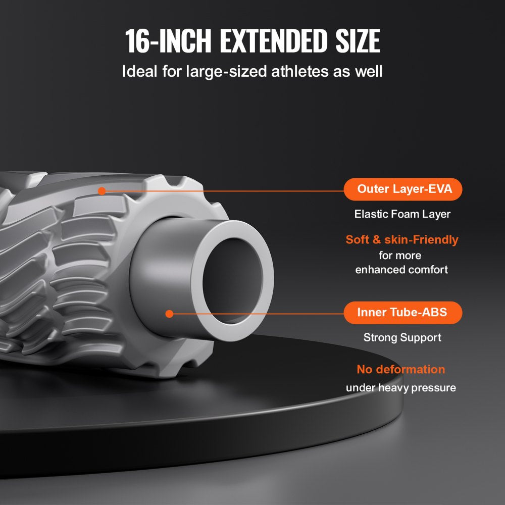HY-5007 - 5x16 inches EVA Vibrating Foam Roller with Adjustable Intensity