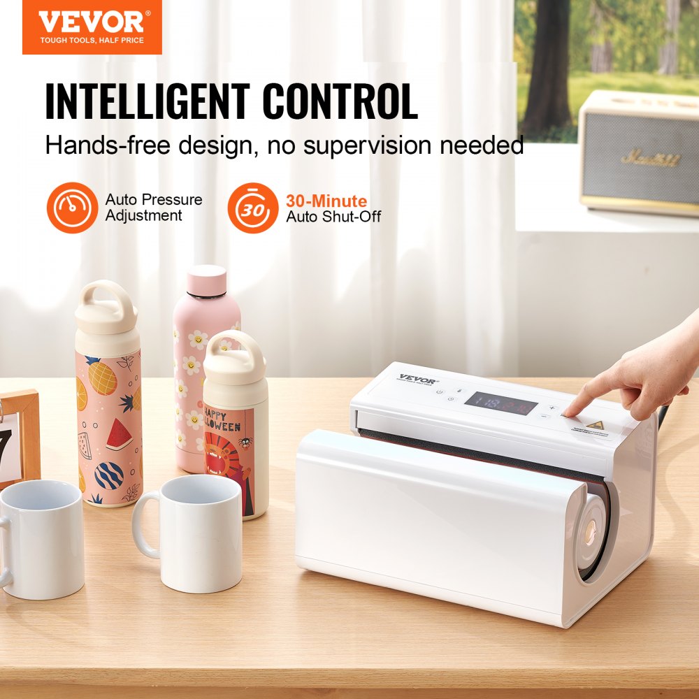 F300S - Automatic Tumbler Heat Press for 11oz to 30oz Designs