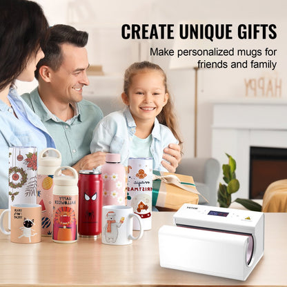 F300S - Automatic Tumbler Heat Press for 11oz to 30oz Designs