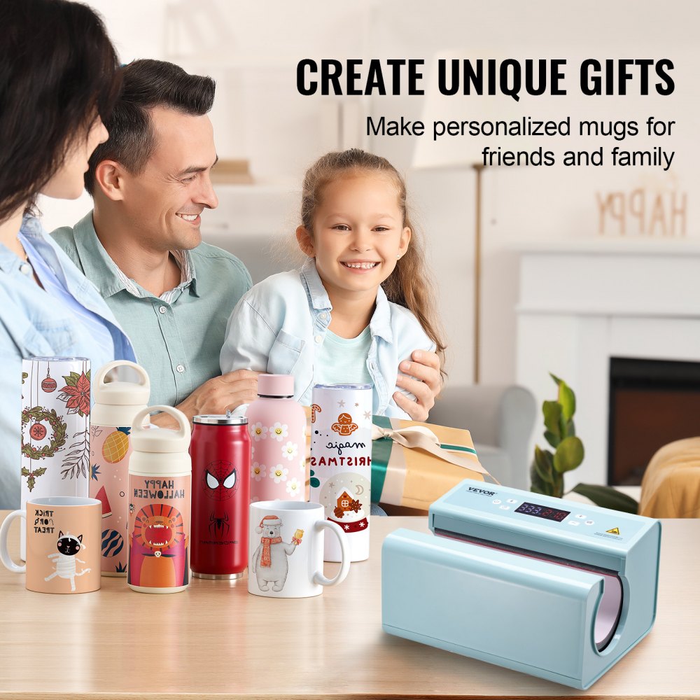 F300S - Auto Mug Heat Press for 11-30oz Cups, Dual Mug Capability