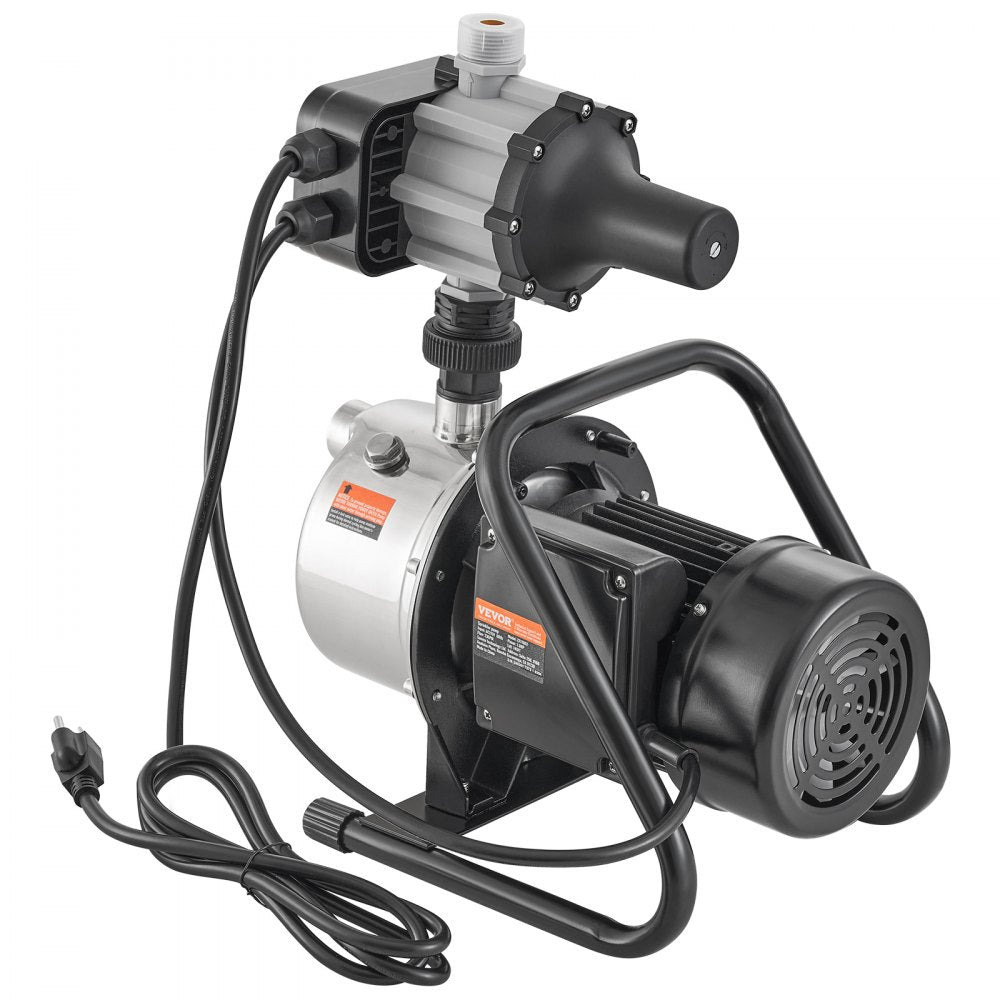 XKJ-1104SE - 1HP Shallow Well Pump with Auto Controller for Strong Water Pressure