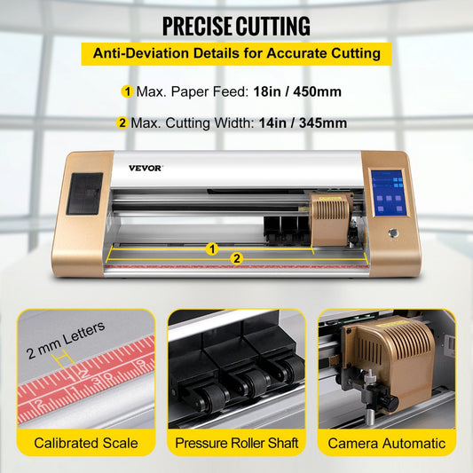 TT-450 - 18" VEVOR Vinyl Cutter with Camera & Quiet Motor