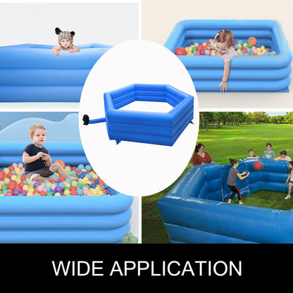 IGBP-7588 - 15ft Durable Inflatable Gaga Ball Pit for Fun Games