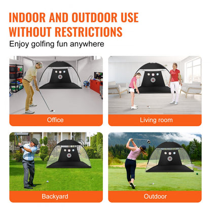 FL-004 - Durable 10x7ft Indoor/Outdoor Golf Practice Net