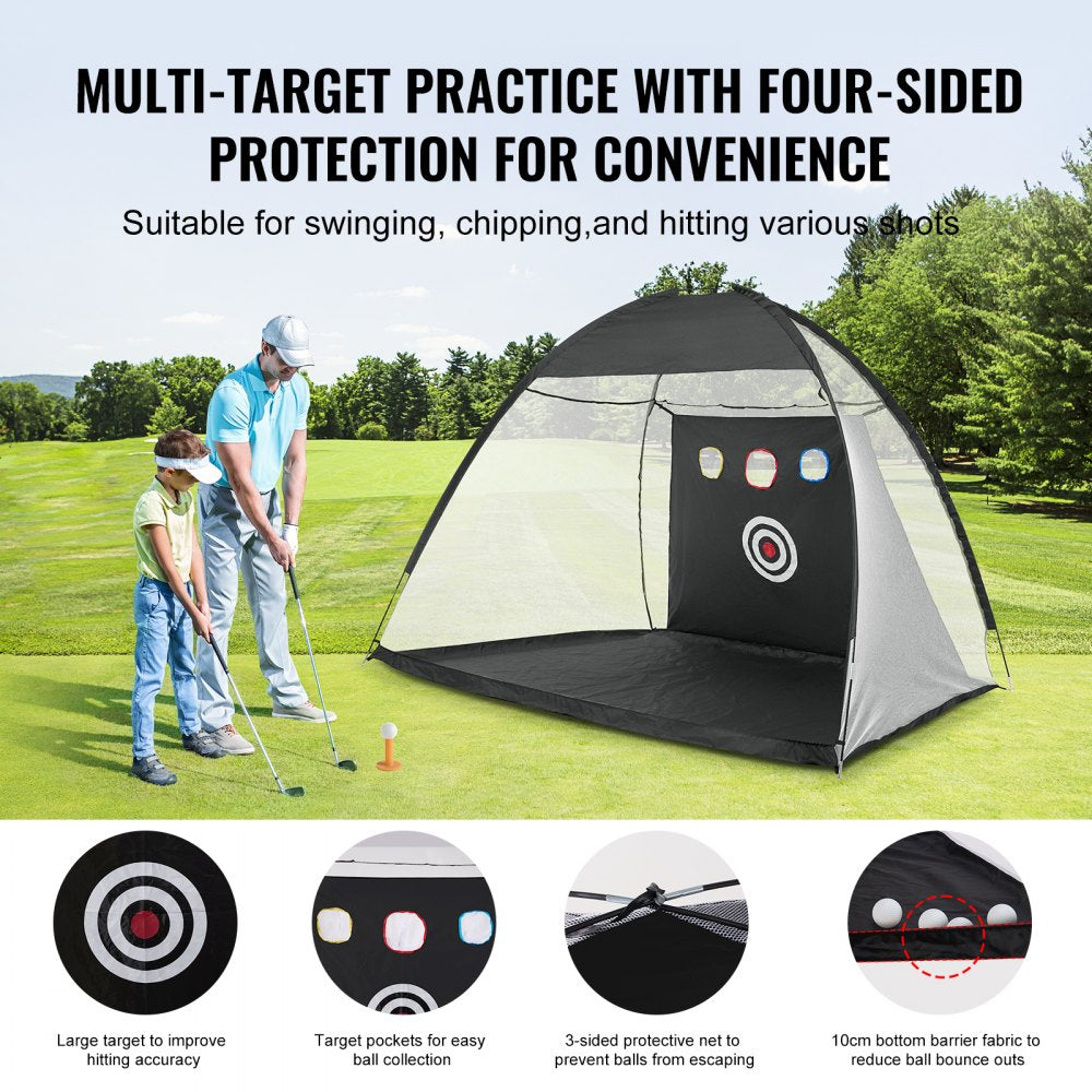 FL-05 - Versatile 10x7ft Golf and Sports Net for Family Fun